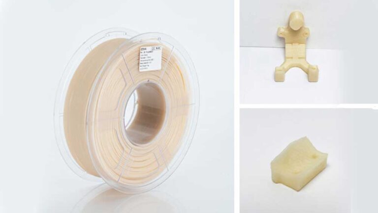 What are the properties of nylon in 3D printing?